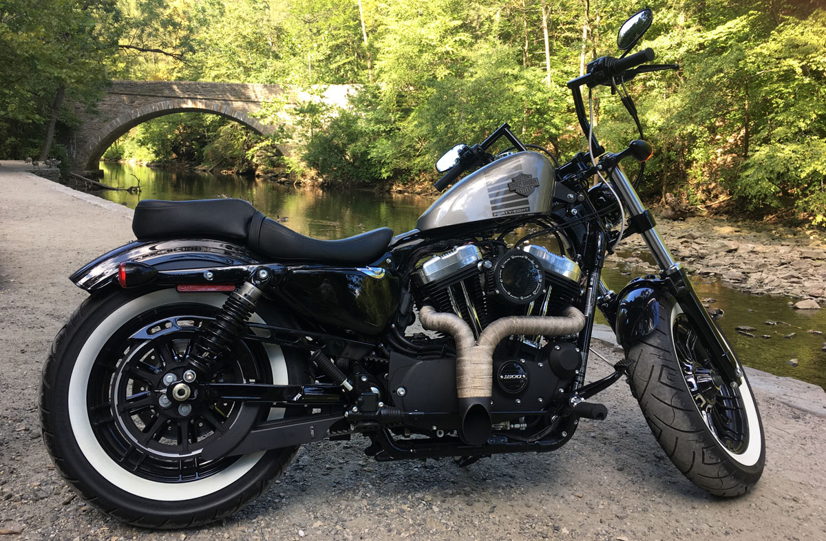 Harley Forty Eight Modifications For Performance Comfort And Style Get Lowered Cycles