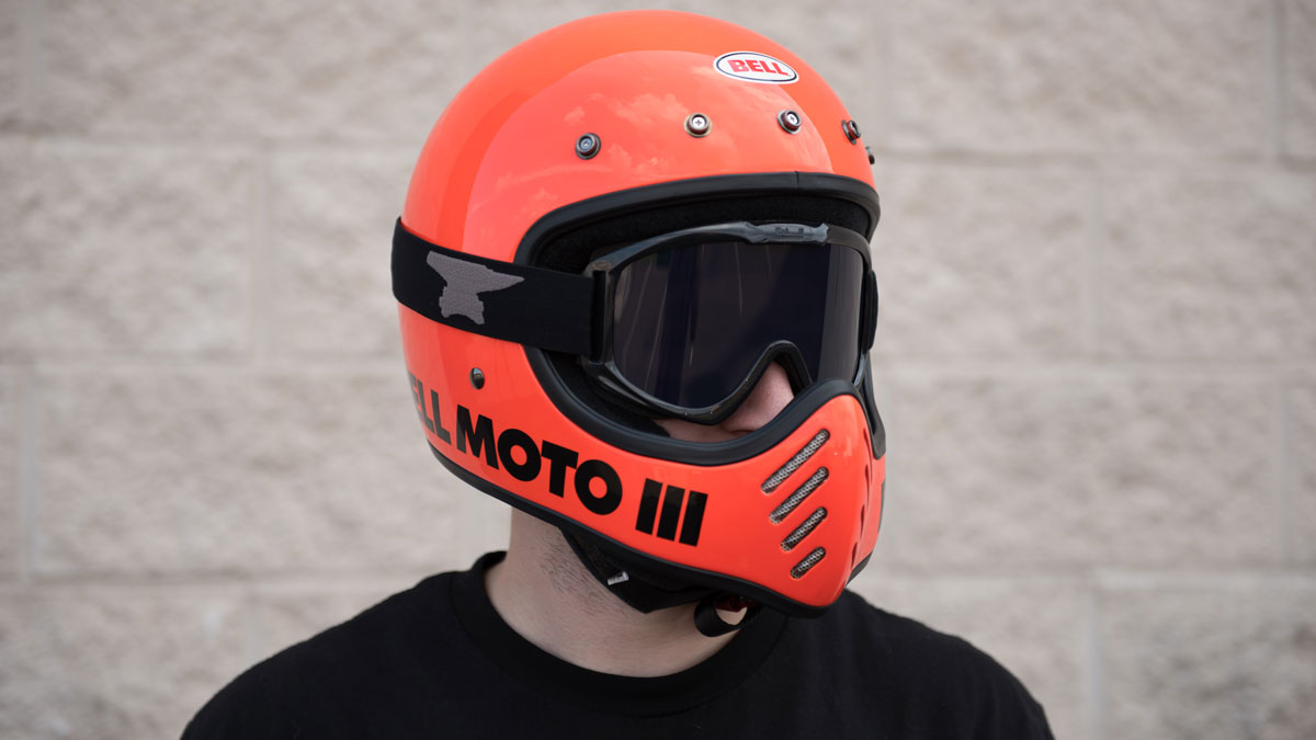 Bell Moto 3 Helmet Orange