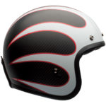 Bell Custom 500 Carbon Ace Cafe Tonup Black/White Helmet