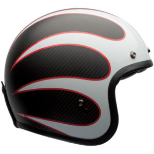 Bell Custom 500 Carbon Ace Cafe Tonup Black/White Helmet