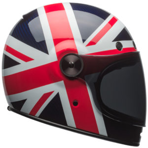 Bell Bullitt Carbon Spitfire Blue/Red Helmet