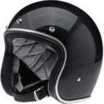 Biltwell Bonanza Midnight Black Mini Flake Helmet