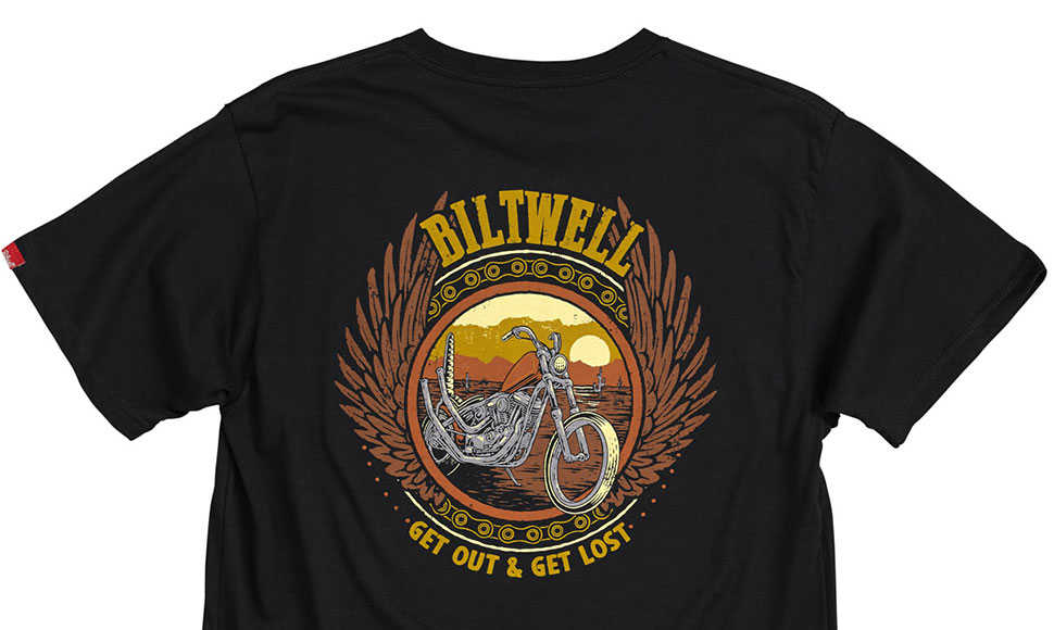 biltwell get lost t-shirt