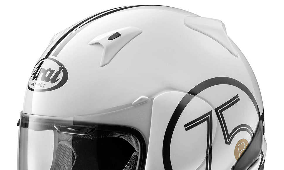 Arai RX-Q 75 White Helmet